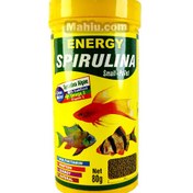 تصویر غذای ماهی انرژی اسپیرولینا مدیوم پلت Spirulina Medium pellet (80 گرم) 