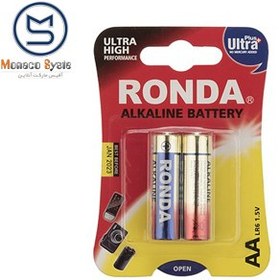 تصویر باتری نیم قلمی روندا مدل Ultra Plus Alkaline بسته 2 عددی ا Ronda Ultra Plus Alkaline AAA Battery Pack Of 2 Ronda Ultra Plus Alkaline AAA Battery Pack Of 2