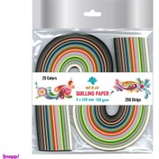 تصویر نوار ملیله کاغذی اوریران مدل QPS250 بسته ۲۵۰ عددی 