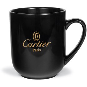 تصویر لیوان سرامیکی فول بلک کد 6006 