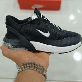 تصویر کتونی بچه گانه نایک ایرمکس ۲۷۰ اس مشکی سفید Nike Air Max 270S 