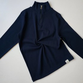 تصویر بلوز نیم زیپ - سفید 1عدد 