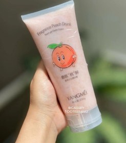 تصویر اسکراب و لایه بردار پوست یانگمی مدل هلو وزن 200 گرم ا Yangmei peach body Scrub Yangmei peach body Scrub