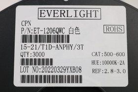 تصویر LED سفید پکیج 1206 