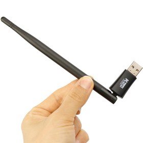 تصویر دانگل آنتن بلند وای فای کی نت مدل 5DBI 300Mb Knet 5DBI 300Mb Wireless USB Adapter