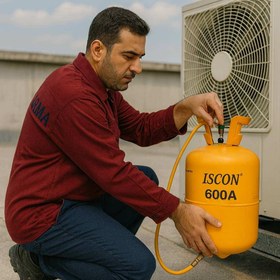 تصویر گاز مبرد فریون R600a ایسکون (ISECON) 