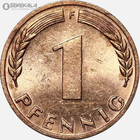 تصویر سکه 1 فنیگ آلمان 1972 (UNC) 