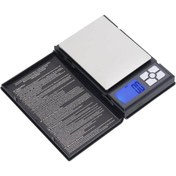 تصویر ترازو دیجیتال نوت بوک مدل 1108-5 ظرفیت ۵۰۰ گرم دقت ۰.۰۱ گرم 