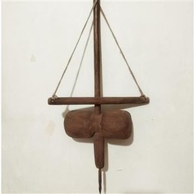 تصویر دریل دستی چوبی قدیمی 