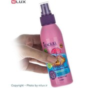 تصویر اسپری ضد آفتاب دخترانه صورتی سی گل  SPF50 ا Seagull Kids Sunscreen pink Spray SPF50 150ml Seagull Kids Sunscreen pink Spray SPF50 150ml