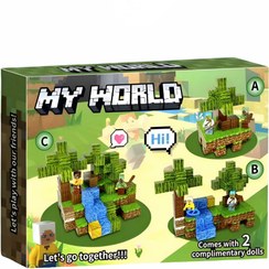 تصویر لگو ماینکرافت مغناطیسی ۵۵ قطعه 