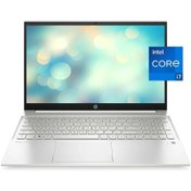 تصویر لپ تاپ HP laptop i7-1165G7-8DDR4-256G-INTEL IRIS XE -15.6HD-TOUCH ا کالا کارکرده میباشد کالا کارکرده میباشد
