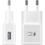 تصویر شارژر سامسونگ 15 وات 2 پین مدل EP-T1510 Samsung adapter fastcharger 15w EP-TA1510