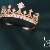 تصویر انگشتر ژوپینگ کد 8853 آبکاری طلا 