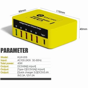 تصویر تستر و مولتی شارژ KAILIWEI KLW818 