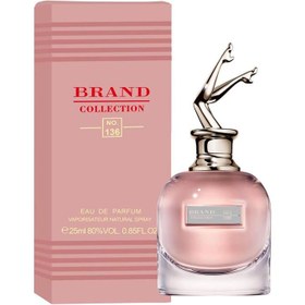 تصویر ادوپرفیوم زنانه جین پال گیلتیر اسکاندال حجم 25 میل کد 136 برند کالکشن Brand Collection Eau De Parfum Jean Paul Gaultier Scandal 25ml