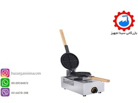 تصویر وافل ساز صنعتی طرح مربعی گردان مدل (PFY-1R-Best) گازی 