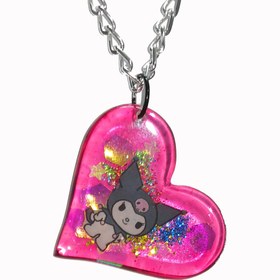 تصویر گردنبند قلبی کرومی 