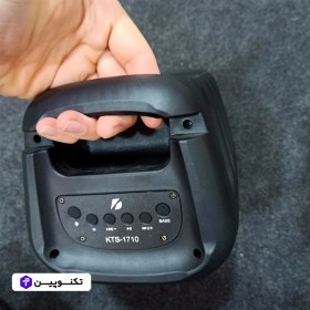 تصویر اسپیکر بی سیم قابل حمل مدل KTS 1710 KTS-1710 Wireless Speaker