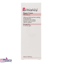 تصویر کرم ترمیم کننده سیلیکونی پرمانسی حجم ۳۰ میلی لیتر با رایحه بابونه 