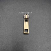 تصویر سرزیپ۵ کلیدی ( زیپ دندانه فلزی) - برنز 