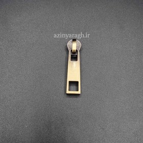 تصویر سرزیپ۵ کلیدی ( زیپ دندانه فلزی) - برنز 