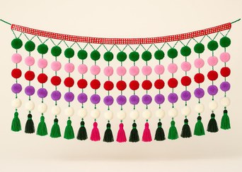 تصویر پرده آویز تزئینی سنتی 