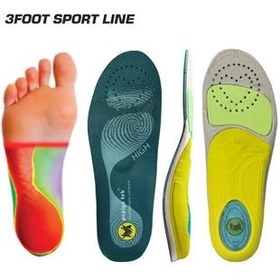 تصویر کفی طبی عمومی آرچ دار ورزشی پاپیا قوس کوتاه پا - 44-45-46 sports insoles medical