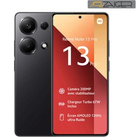 تصویر گوشی شیائومی مدل Redmi Note 13 Pro 4G دوسیم کارت حافظه 256 رم 8 گیگابایت - ساخت کشور چین (Global) (Global) Xiaomi Redmi Note 13 pro 4G Dual SIM , 256 And 8 GB Ram Mobile Phone - Made In CHINA