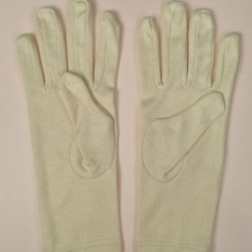 تصویر دستکش نخی نواردار 