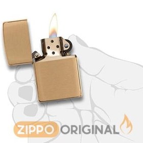 تصویر فندک زیپو مدل Armor Brushed Brass کد ۱۶۸ 