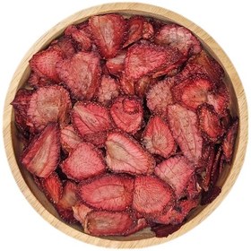 تصویر میوه خشک توت فرنگی اسلایس ( عمده ) از 1 کیلوگرم گوگونات 