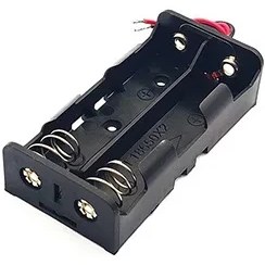 تصویر جاباتری موازی دوتایی لیتیومی سایز 18650 