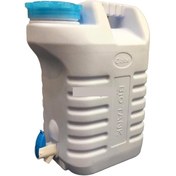 تصویر دبه شیردار 10 لیتری ،گالن آب 10 لیتری شیر دار،کاربردی و مناسب 