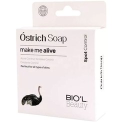 تصویر صابون آرایش پاک کن حاوی روغن شتر مرغ بیول 100 میل 