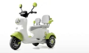 تصویر موتور وسپا دو موتوره مدل 1888 زنانه صورتی 