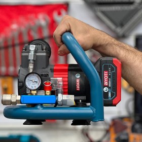 تصویر کمپرسور باد شارژی بیوتی مدل AC_L2 با منبع تغذیه باتری 