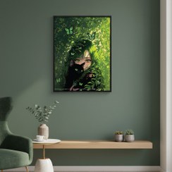 تصویر تابلو شاسی دختری چشم سبز در رازهای جنگل F1 