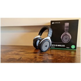 تصویر هدست گیمینگ بی‌سیم کورسیر مدل HS75 XB WIRELESS CORSAIR HS75 XB WIRELESS Gaming Headset