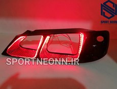 تصویر چراغ جلو اسپرت پارس طرح U فلاپ نئون دار 