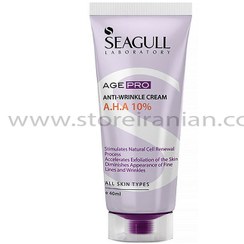 تصویر کرم ضد چروک AHA 10% سی گل Seagull AHA 10% Anti Wrinkle Cream