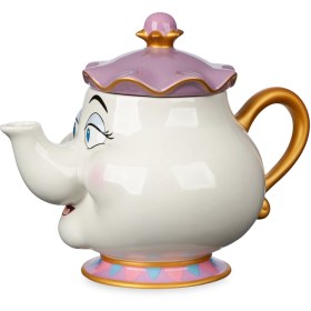 تصویر قوری دیو دلبر دیزنی،خانم پاتس Disney Store Mrs Potts Teapot 