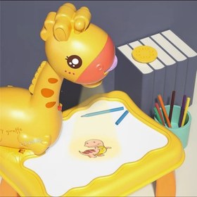 تصویر اسباب بازی آموزشی نقاشی سوپرگراف طرح زرافه Giraffe drawing supergraph educational toy