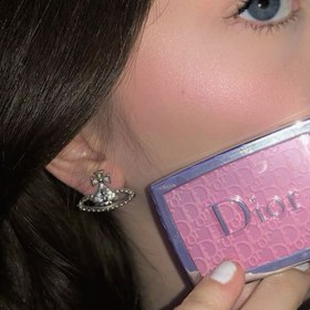 تصویر رژگونه بک استیج دیور رنگ پینک ۰۰۱ اصل فرانسه DIOR BACKSTAGE ROSY GLOW BLUSH PINK 