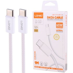 تصویر کابل Type-C الدینیو مدل LC901C توان ۶۵ وات 
