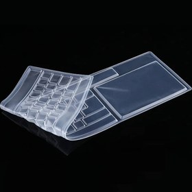 تصویر محافظ ژله ای کیبورد کامپیوتر حروف برجسته سایز 17 اینچ 