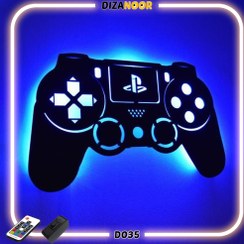 تصویر تابلو بک لایت طرح دسته بازی پلی استیشن دیزانور کد D035 