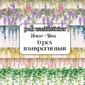 تصویر پک واشی ریسه گل6عددی - 5 