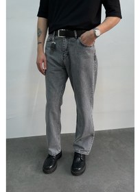 تصویر شلوار جین گشاد مردانه برند hyman Men's Baggy Jean Trousers