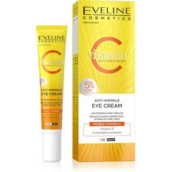 تصویر کرم شب و روز ضد چین و چروک دور چشم ویتامین C اولاین | VITAMIN C Anti-Wrinkle Eye Cream 20ml 